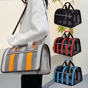 Bolso de viaje acabado en malla