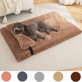 Cama de felpa rectangular