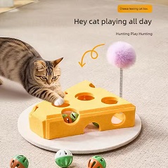 Rempecabezas en forma de rebanada de queso